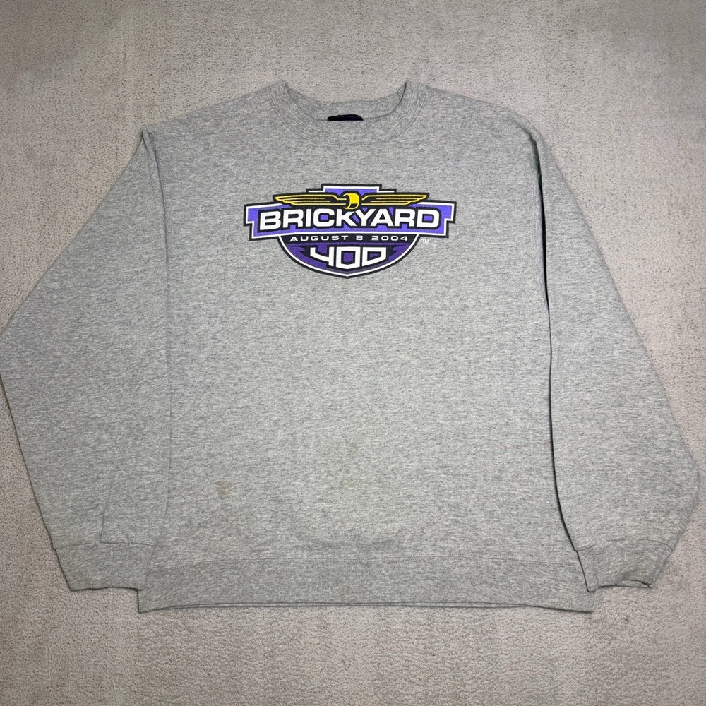 Vintage Brickyard Authentics Sweatshirt Men’s Large Gray Crewneck Pullover